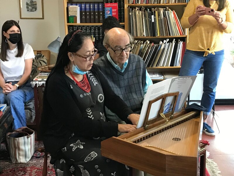 Professor Sellheim and wife performing for DVMTA members