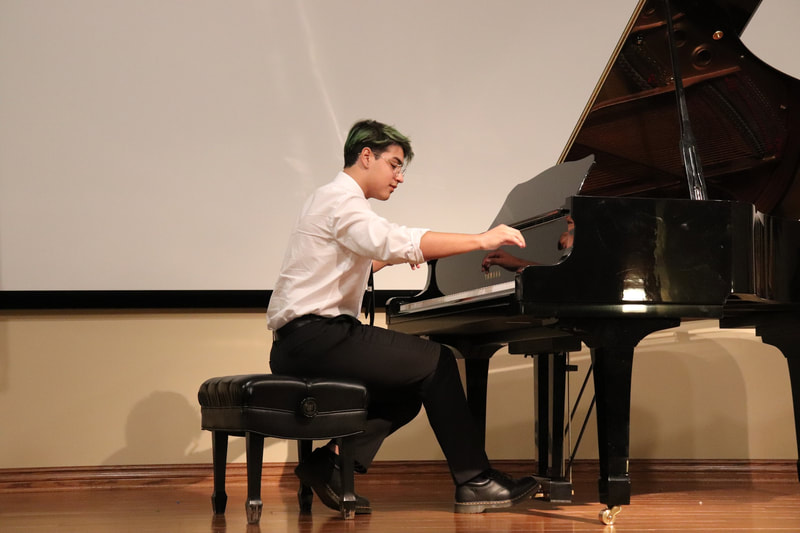 DVMTA student performing at the piano